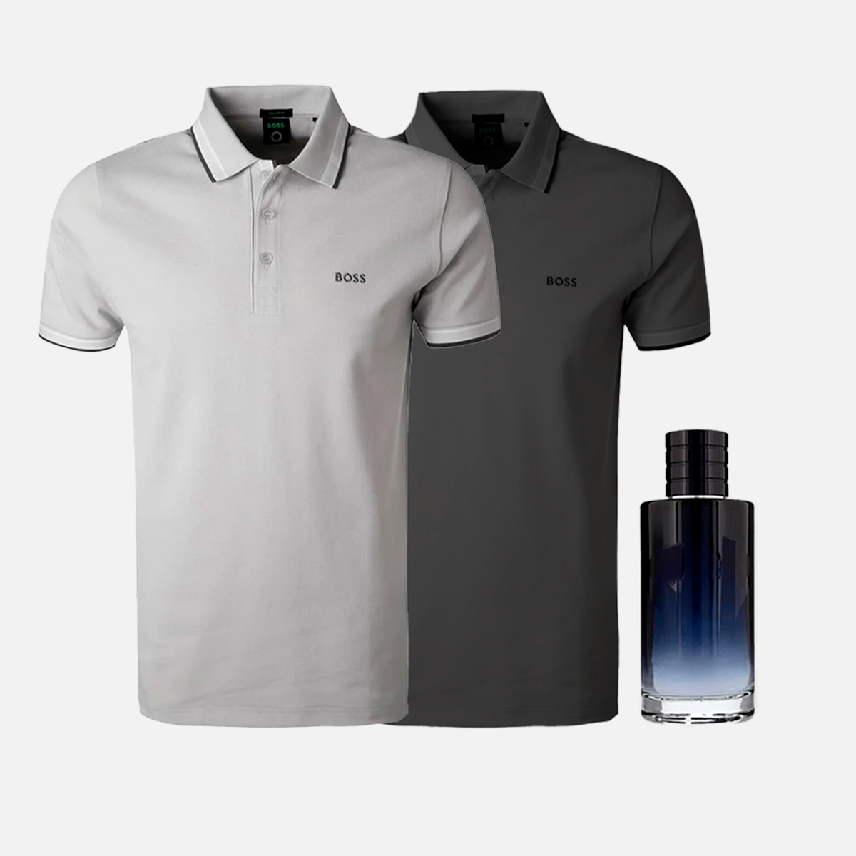 Boss Casual Polo Shirt + Perfume (Buy 1 Get 2)