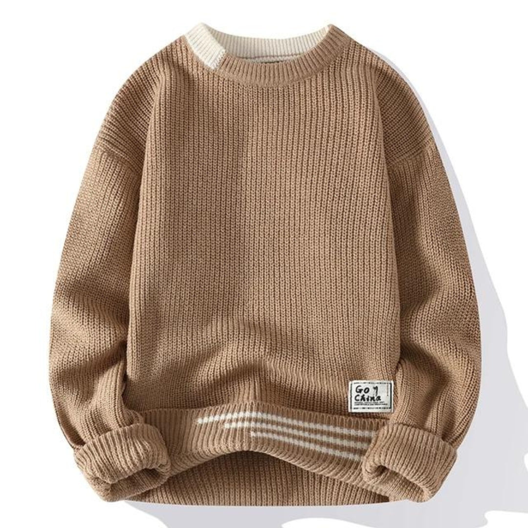 Men - Jumper Knitwear - Cozy Fabric - Stylish Casual Sweater