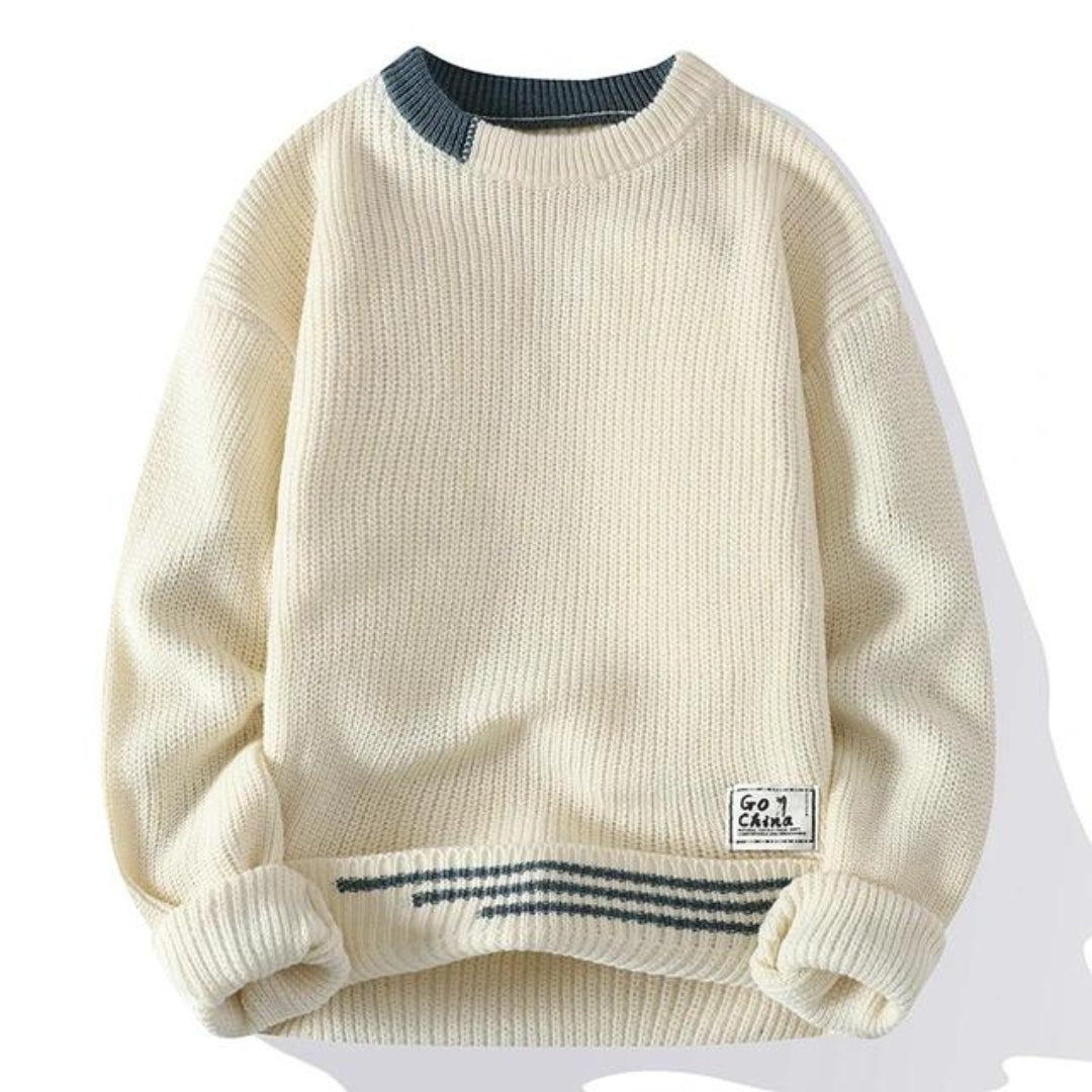 Men - Jumper Knitwear - Cozy Fabric - Stylish Casual Sweater