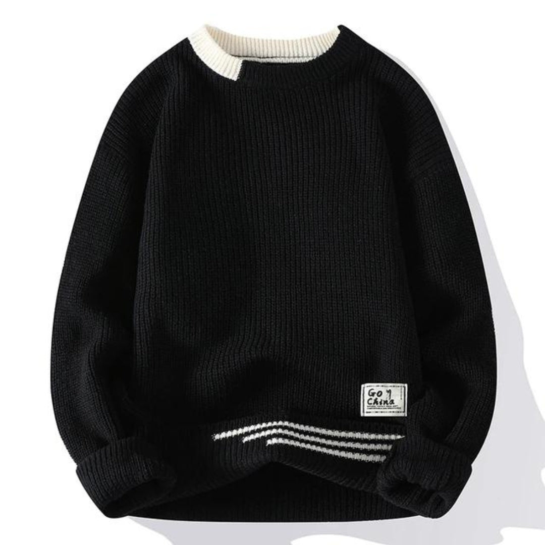 Men - Jumper Knitwear - Cozy Fabric - Stylish Casual Sweater