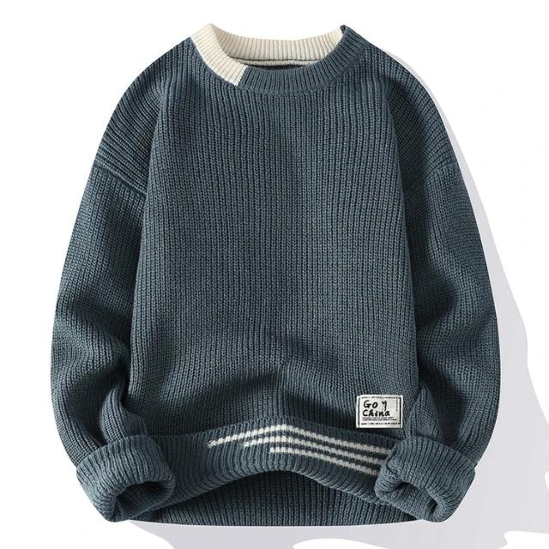 Men - Jumper Knitwear - Cozy Fabric - Stylish Casual Sweater