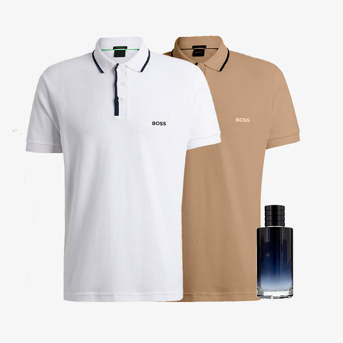 Boss Casual Polo Shirt + Perfume (Buy 1 Get 2)